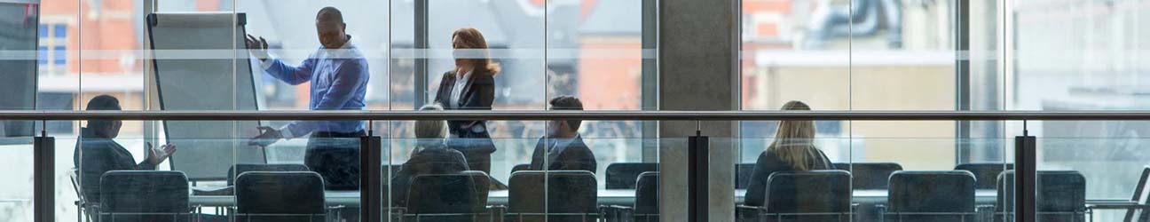 A group of people working